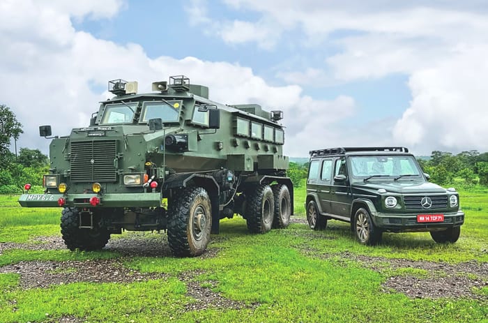 Mercedes G Wagen vs Airavat: Battle Stations 